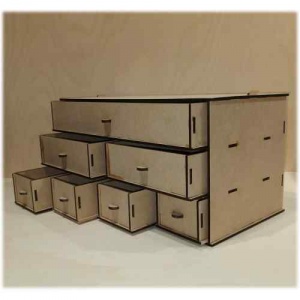 Stackable Drawer Making Kit Stackable Storage Kit - Double - 7 Drawers